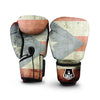 Puerto Rican Flag Grunge Print Boxing Gloves-grizzshop