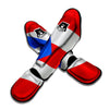 Puerto Rican Wrinkled Flag Print Muay Thai Shin Guards-grizzshop