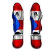 Puerto Rican Wrinkled Flag Print Muay Thai Shin Guards-grizzshop