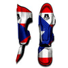 Puerto Rico Flag Print Muay Thai Shin Guards-grizzshop