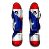 Puerto Rico Flag Print Muay Thai Shin Guards-grizzshop