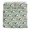 Puffin Cute Pattern Print Duvet Cover Bedding Set-grizzshop