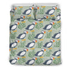 Puffin Cute Pattern Print Duvet Cover Bedding Set-grizzshop