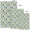 Puffin Cute Pattern Print Floor Mat-grizzshop