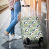 Puffin Cute Pattern Print Luggage Cover Protector-grizzshop