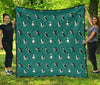 Puffin Pattern Print Quilt-grizzshop