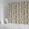 Puffin Print Pattern Bathroom Shower Curtain-grizzshop