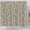 Puffin Print Pattern Bathroom Shower Curtain-grizzshop