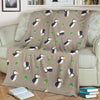 Puffin Print Pattern Blanket-grizzshop