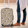 Puffin Print Pattern Luggage Cover Protector-grizzshop