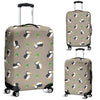 Puffin Print Pattern Luggage Cover Protector-grizzshop