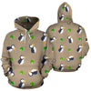 Puffin Print Pattern Men Women Pullover Hoodie-grizzshop