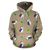 Puffin Print Pattern Men Women Pullover Hoodie-grizzshop