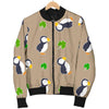 Puffin Print Pattern Men's Bomber Jacket-grizzshop