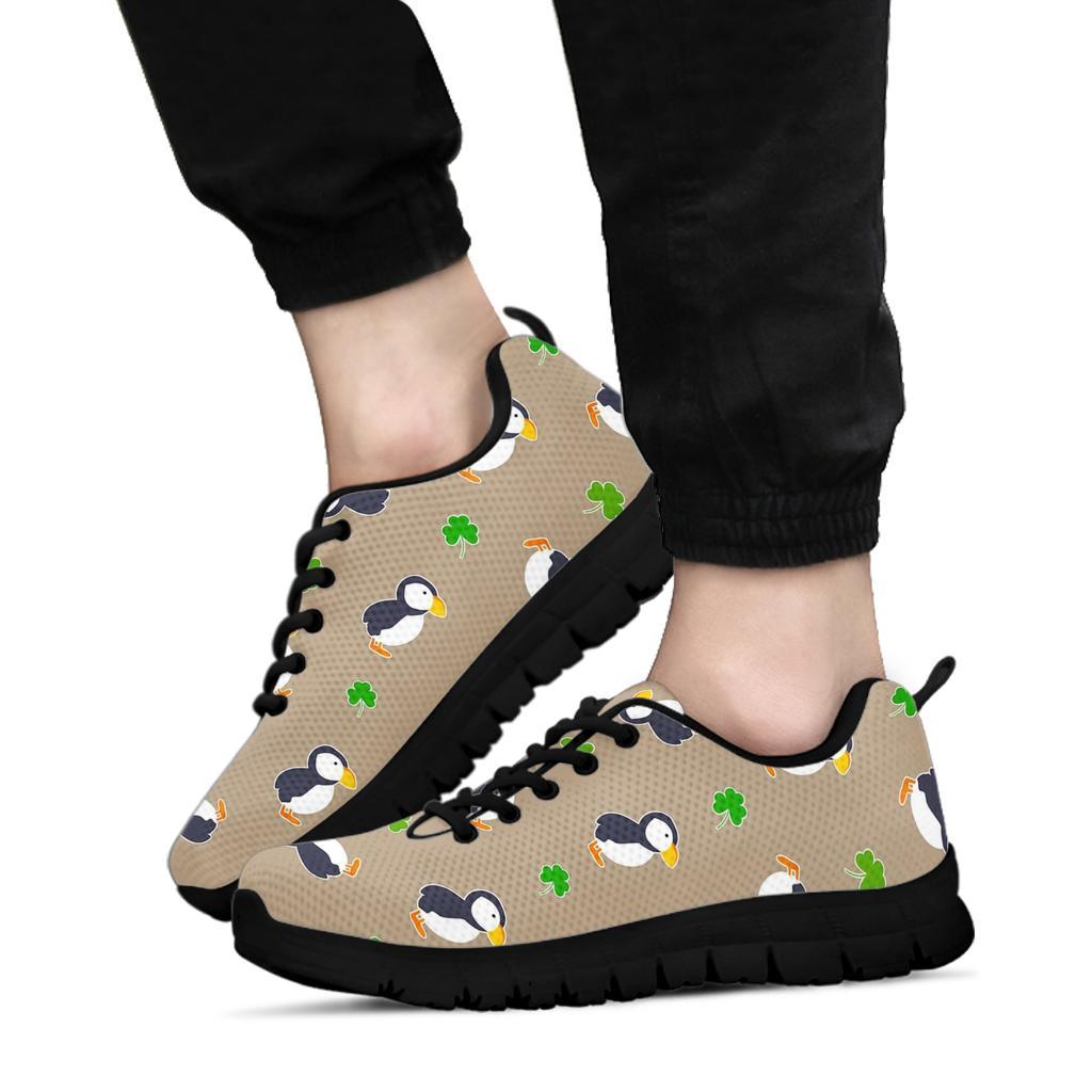 Puffin Print Pattern Sneaker Shoes For Men Women-grizzshop