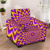 Pulsing Optical illusion Armchair Cover-grizzshop