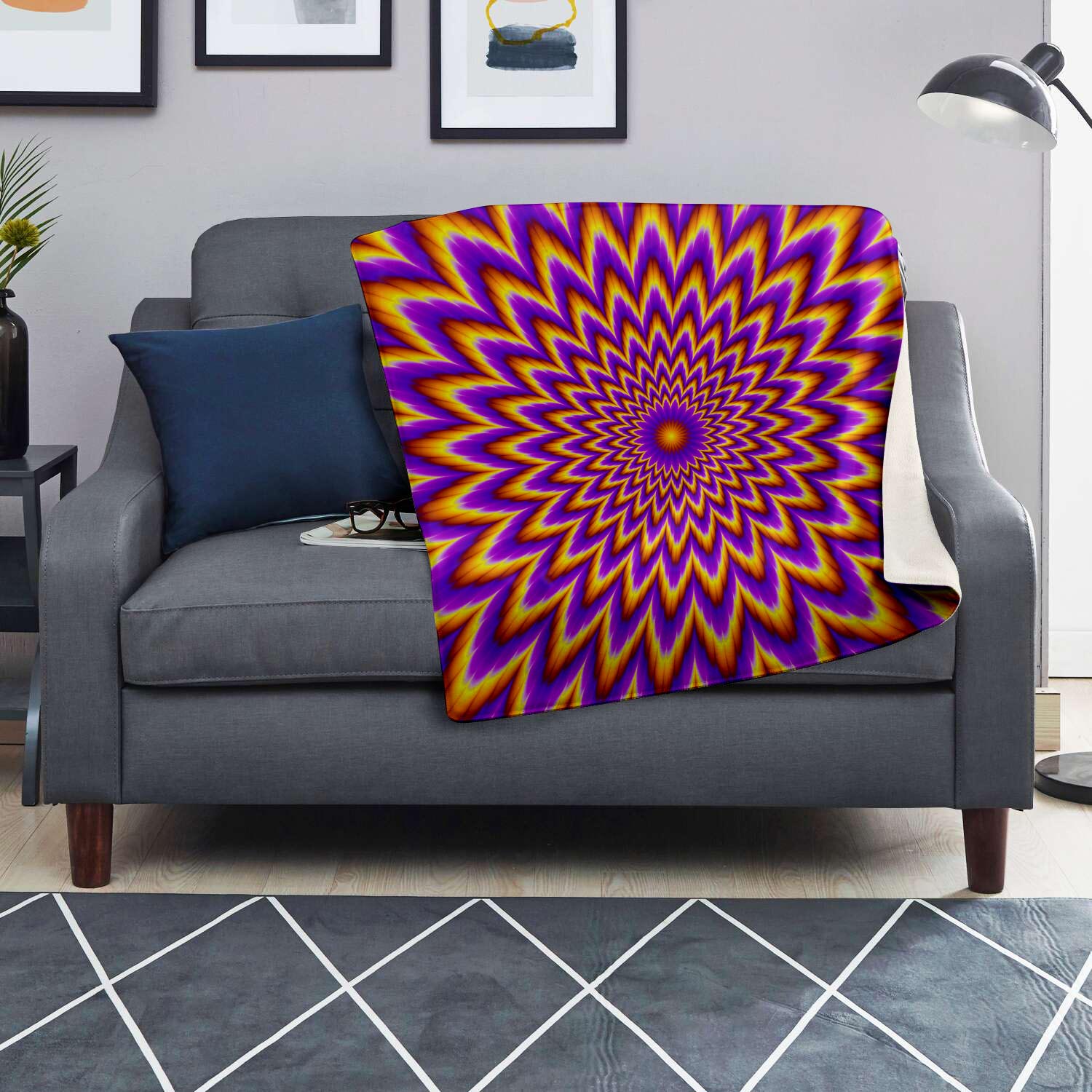 Pulsing Optical illusion Blanket-grizzshop