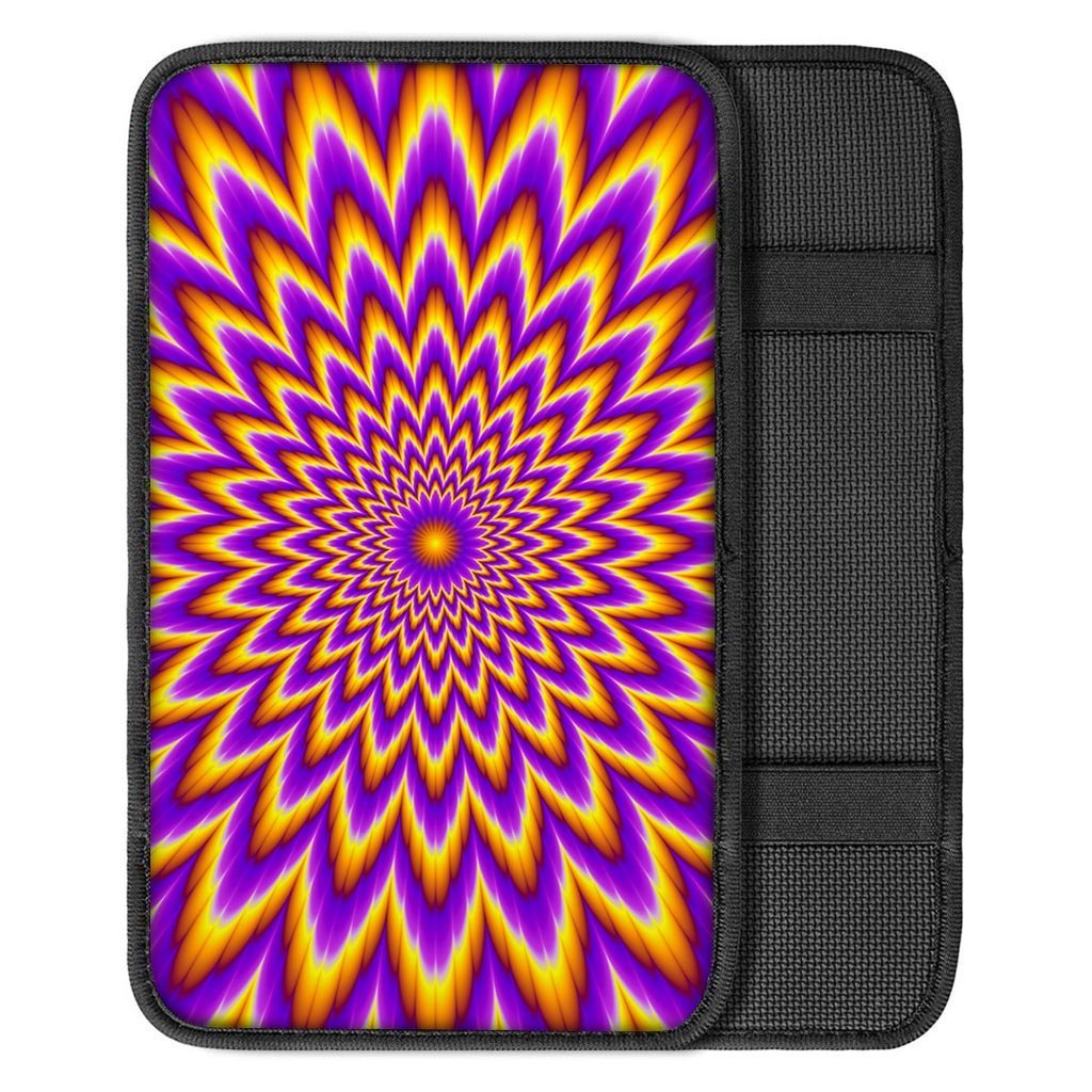 Pulsing Optical illusion Car Console Cover-grizzshop