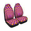 Pulsing Optical illusion Car Seat Covers-grizzshop