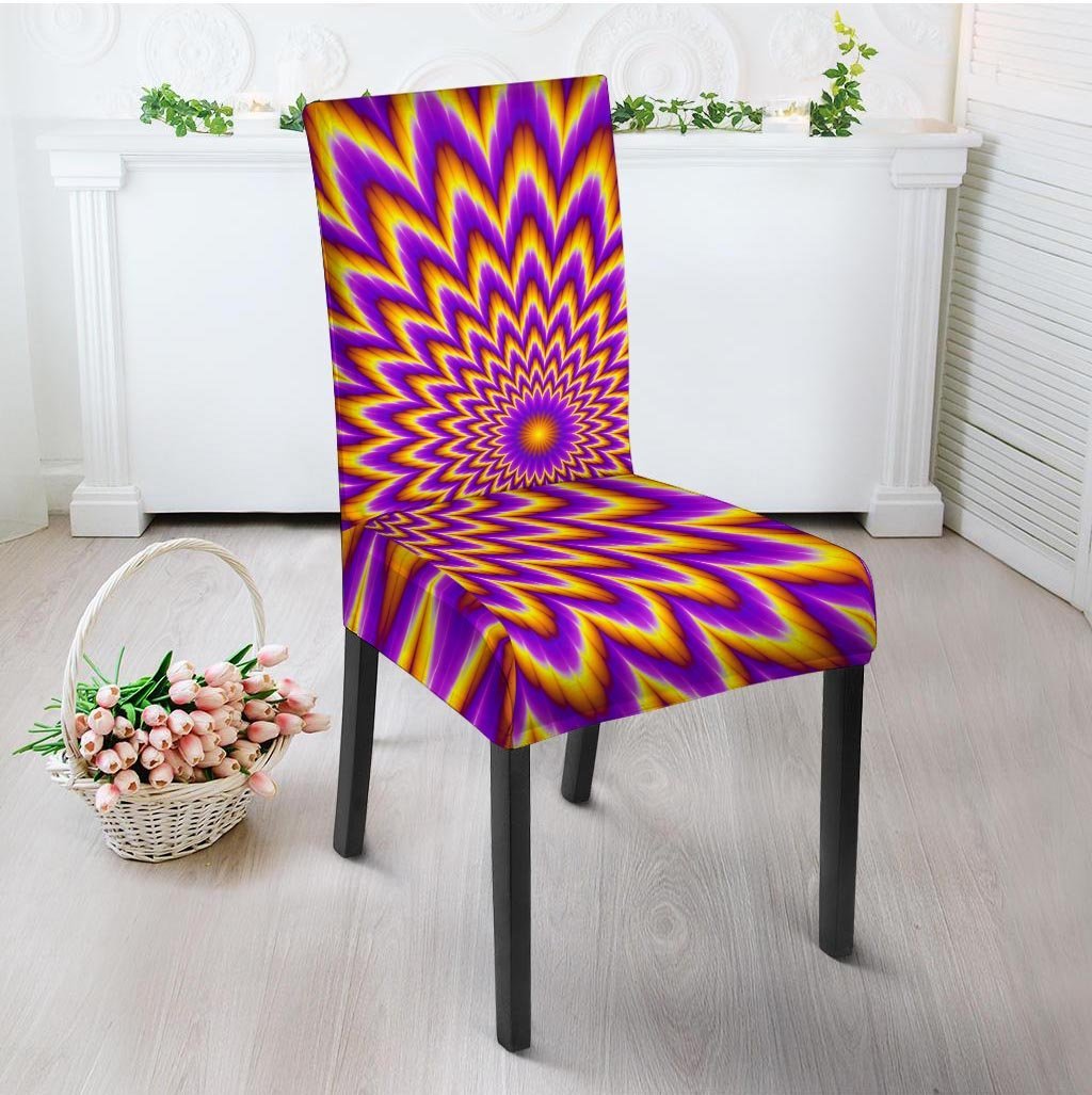 Pulsing Optical illusion Chair Cover-grizzshop