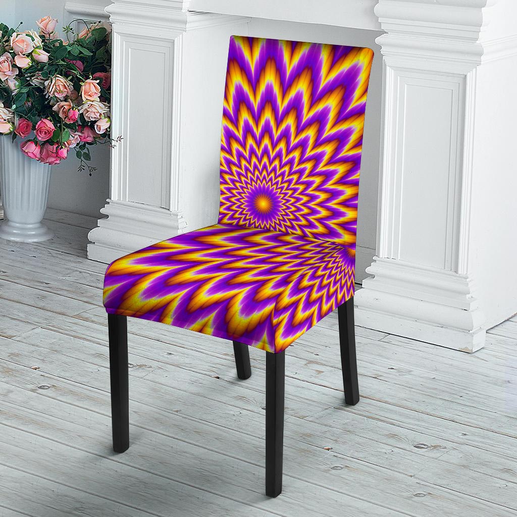 Pulsing Optical illusion Chair Cover-grizzshop