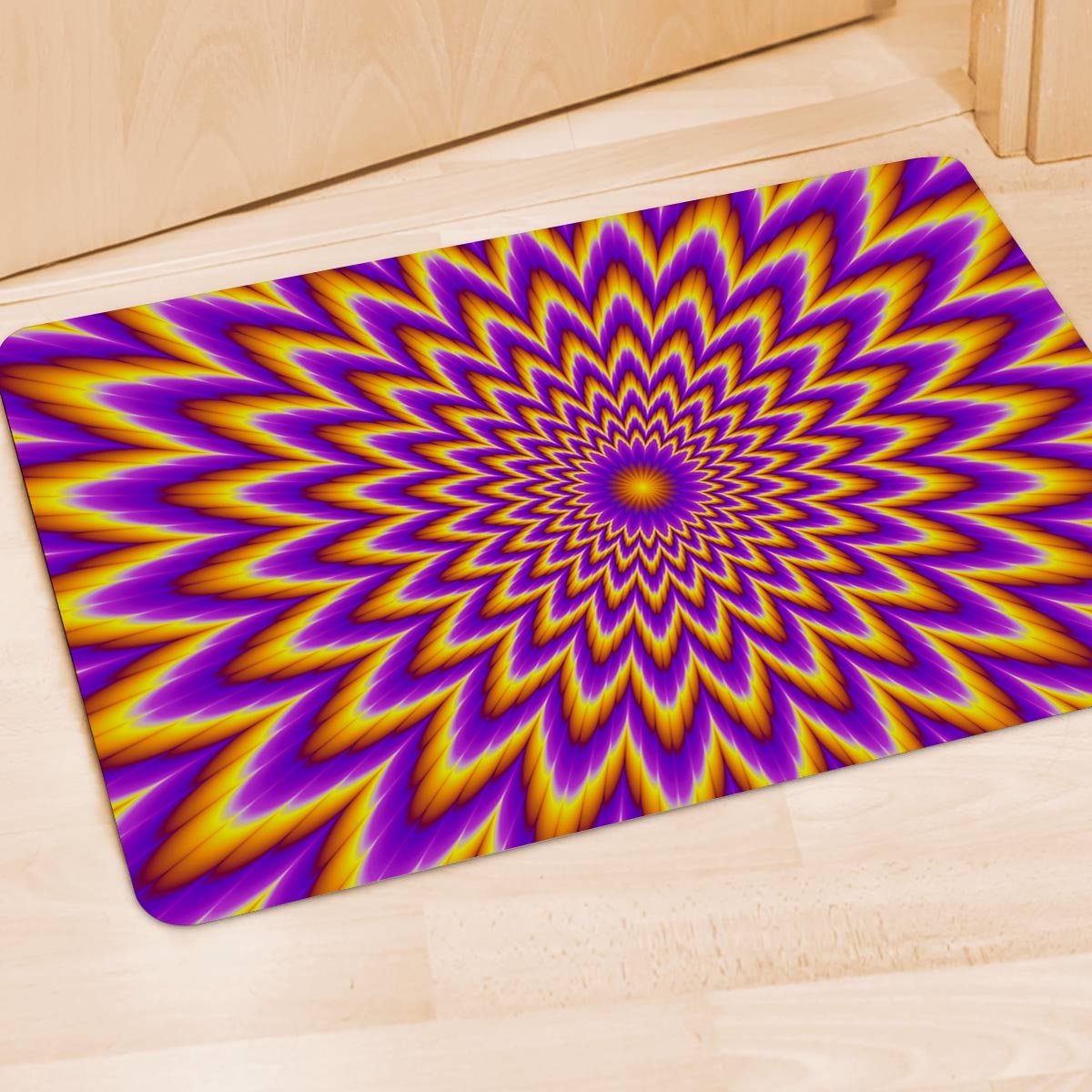 Pulsing Optical illusion Door Mat-grizzshop