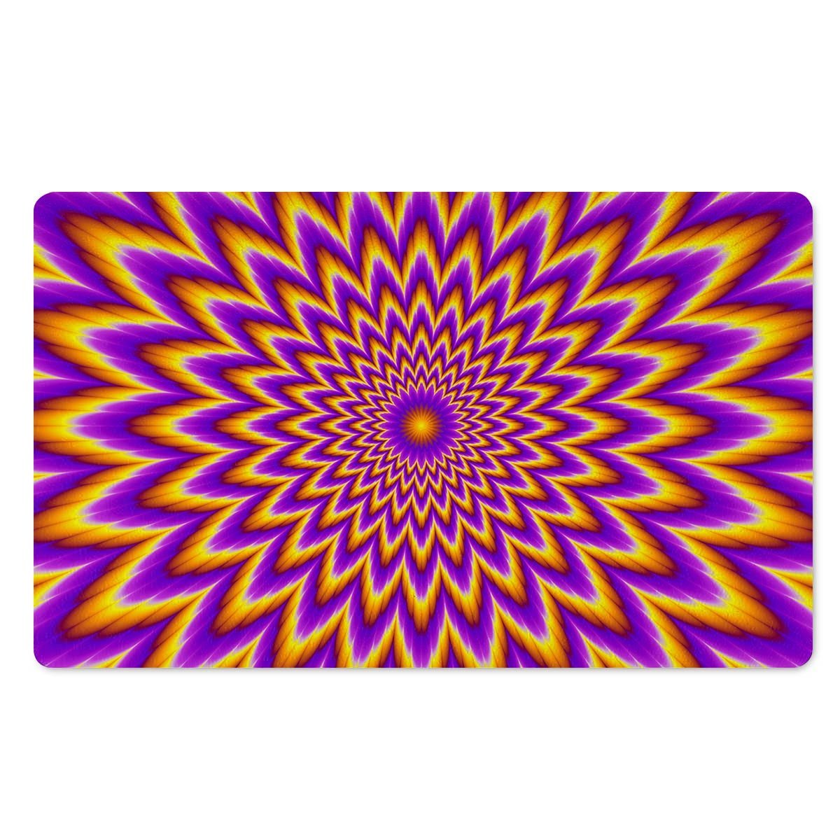 Pulsing Optical illusion Door Mat-grizzshop