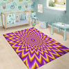 Pulsing Optical illusion Floor Mat-grizzshop