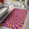 Pulsing Optical illusion Floor Mat-grizzshop