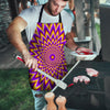 Pulsing Optical illusion Men's Apron-grizzshop