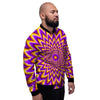 Pulsing Optical illusion Men's Bomber Jacket-grizzshop