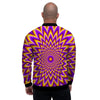 Pulsing Optical illusion Men's Bomber Jacket-grizzshop