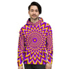 Pulsing Optical illusion Men's Hoodie-grizzshop