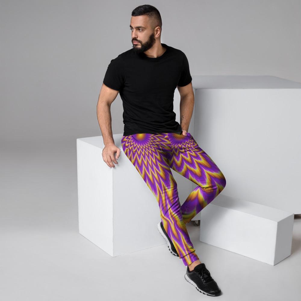 Pulsing Optical illusion Men's Joggers-grizzshop