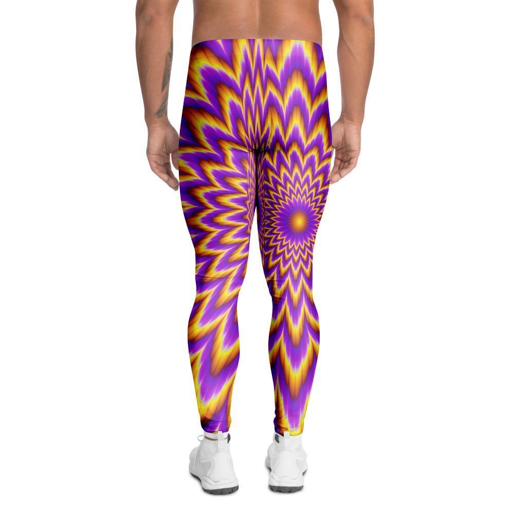 Pulsing Optical illusion Men's Leggings-grizzshop