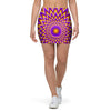 Pulsing Optical illusion Mini Skirt-grizzshop