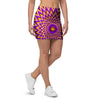 Pulsing Optical illusion Mini Skirt-grizzshop