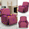 Pulsing Optical illusion Recliner Cover-grizzshop