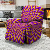 Pulsing Optical illusion Recliner Cover-grizzshop