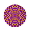 Pulsing Optical illusion Round Rug-grizzshop