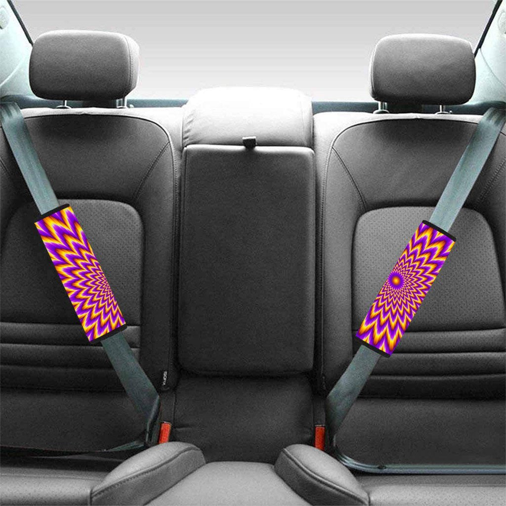 Pulsing Optical illusion Seat Belt Cover-grizzshop