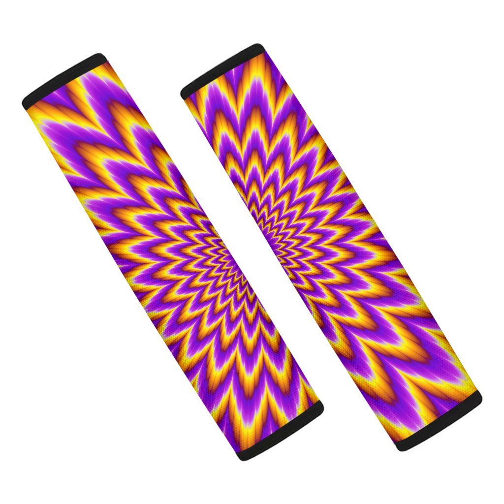 Pulsing Optical illusion Seat Belt Cover-grizzshop