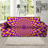 Pulsing Optical illusion Sofa Cover-grizzshop