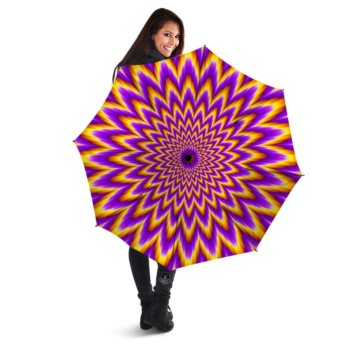 Pulsing Optical illusion Umbrella-grizzshop