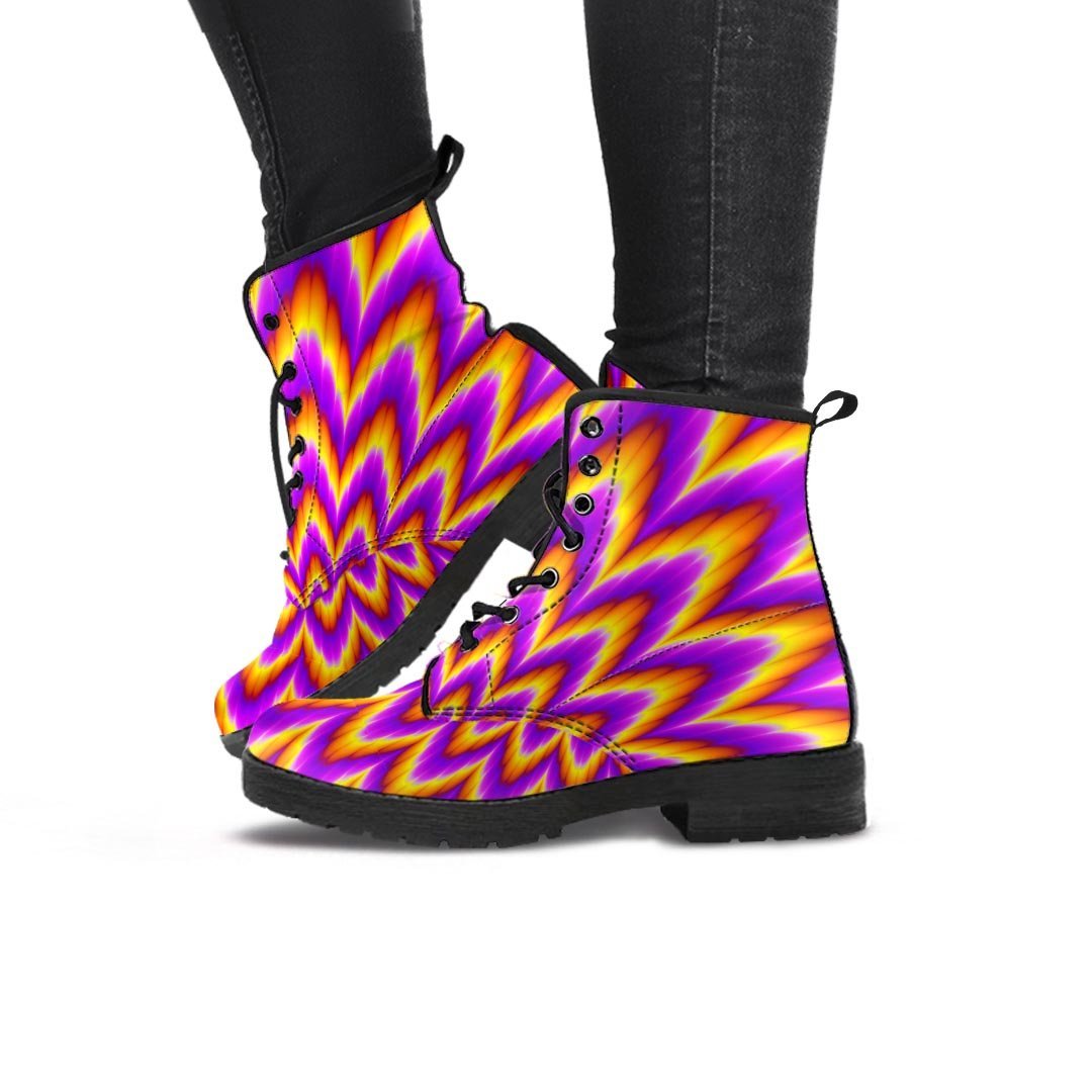 Pulsing Optical illusion Women's Boots-grizzshop