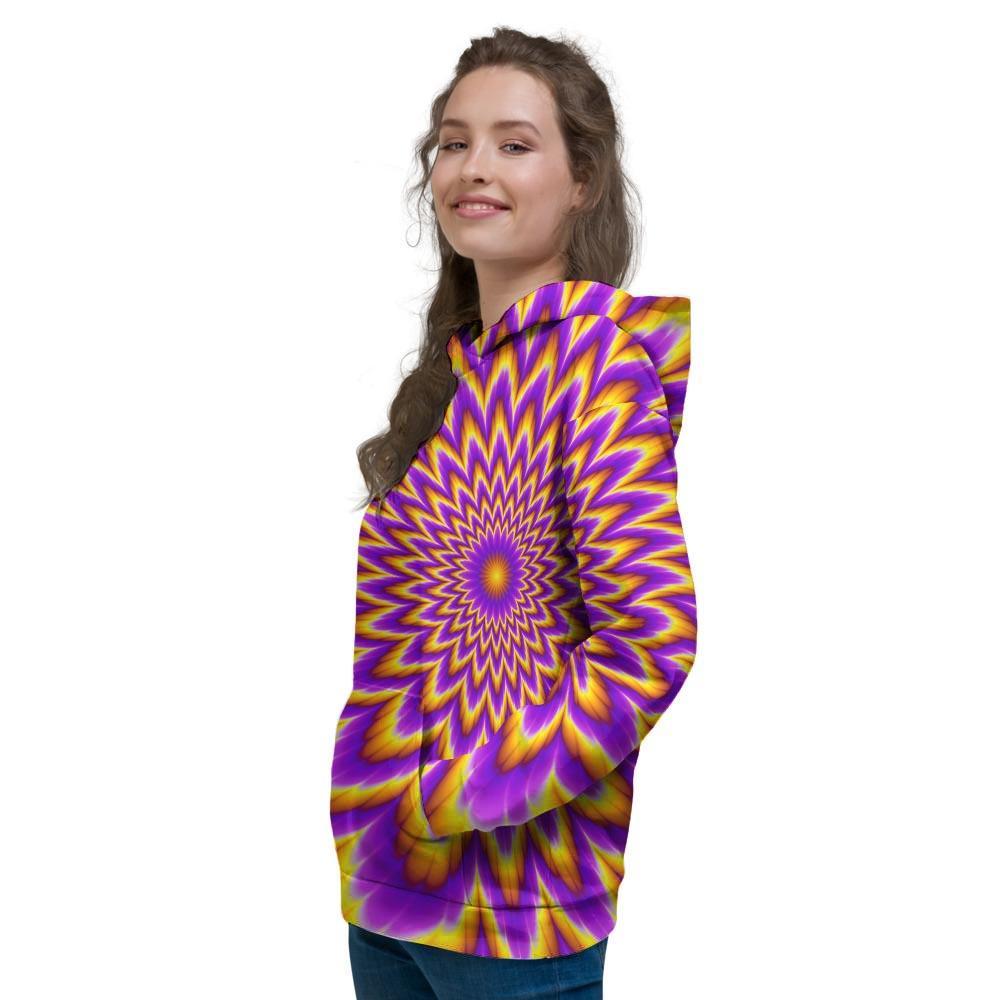 Pulsing Optical illusion Women's Hoodie-grizzshop