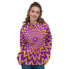 Pulsing Optical illusion Women's Hoodie-grizzshop