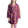 Pulsing Optical illusion Women's Robe-grizzshop