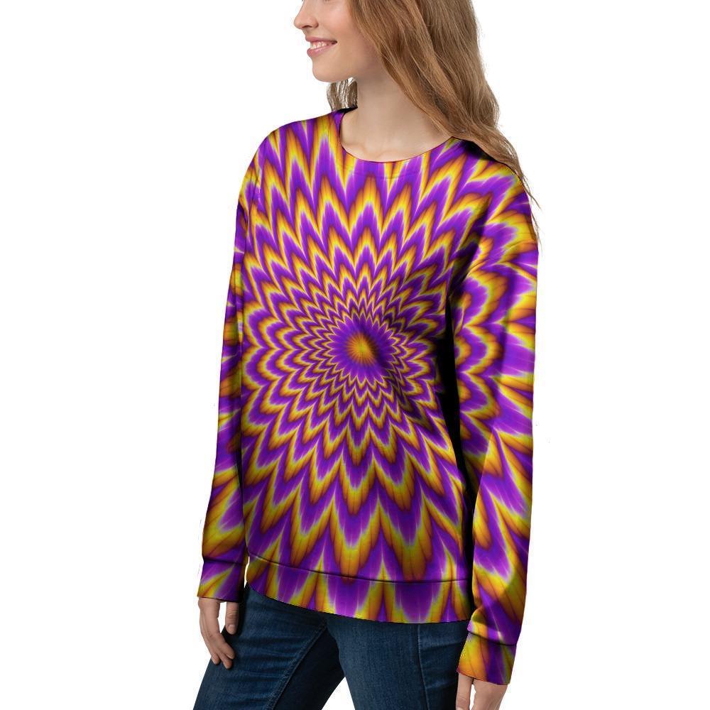 Pulsing Optical illusion Women's Sweatshirt-grizzshop