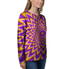 Pulsing Optical illusion Women's Sweatshirt-grizzshop